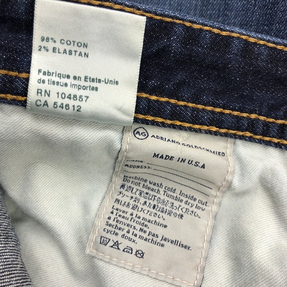 AG Men's the protege straight leg jean 33x32 - Picture 8 of 8